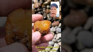 Gem Carnelian Agate with Yellow amp Orange Highlights [upl. by Laroc417]