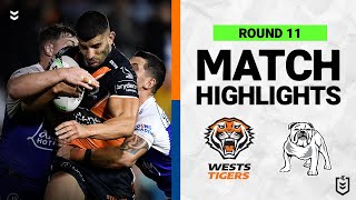 Wests Tigers v Canterbury Bankstown Bulldogs  Match Highlights  Round 11 2022  NRL [upl. by Scuram]