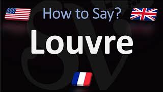 How to Pronounce Louvre  Paris Museum Pronunciation Native Speaker [upl. by Chrystal]