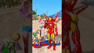 Iron man and caption america saving spiderman and from baby shortsytshorts [upl. by Les633]