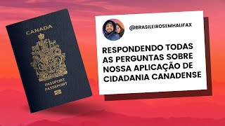 Aplicando para Cidadania Canadense [upl. by Yspyg]