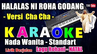 KARAOKE HALALAS NI ROHA GODANG  NADA WANITA [upl. by Adnohr]