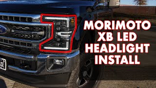 2020 F250 Morimoto XB LED Headlight Install [upl. by Tore876]