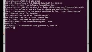 How to insert a breakpoint using gdb debugger in Linux [upl. by Cram640]