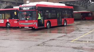 Abellio London  Two Brand New Caetano eCity Gold Bus Vehicles  at Walworth Bus Garage  05032020 [upl. by Adaliah]