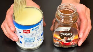 Schlagen Sie Kondensmilch mit Nescafe auf Das köstlichste Dessert dieses SOMMER In 5 Minuten [upl. by Curry]