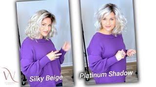 Envy WIG COLOR COMPARISON Silky Beige VS Platinum Shadow [upl. by Breena]