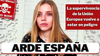 ESPAÑOLES TOMAN LAS CALLES la situación en España amenaza a toda la Unión Europea  liusivaya [upl. by Eittod]