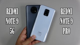 Xiaomi Redmi Note 9 5G vs Redmi Note 9 Pro  SpeedTest and Camera comparison [upl. by Aitnom]