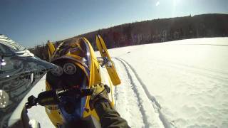 Ski Doo MXZ XRS 800HO PTEK 2007 Field Ride MontComi [upl. by Lehman]