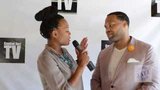 Capital Jazz TV interview with Eric Roberson at Capital Jazz Fest 2013 [upl. by Ilahtan57]