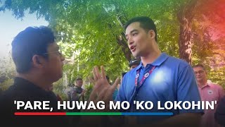 Vico confronts Pasig protest leader on alleged hakot crowd from QC [upl. by Nirb]