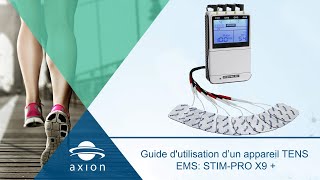 Guide dutilisation d’un appareil TENS EMS  fonctionnement de lélectrostimulateur STIM PRO X9 [upl. by Tem]