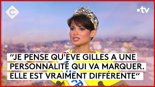 Ève Gilles sacrée Miss France 2024  Yves Jaeglé  C à Vous  18122023 [upl. by Roana]