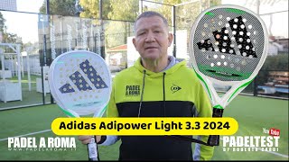 Recensione Adidas Adipower Light 33 2024 Padel Test by Roberto Cardi [upl. by Yelruc]