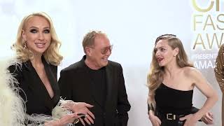 Amanda Seyfried on her Chic Michael Kors Outfit I 2022 CFDA Awards with Christine Quinn [upl. by Laurinda]