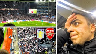 CRAZY SCENES as VILLA PARK ERUPTS vs Arsenal  Aston Villa 10 Arsenal [upl. by Airenahs]