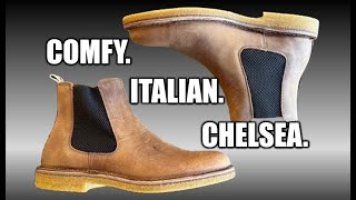 Astorflex Bitflex Chelsea Boot  VegTanned Italian Goodness  Unboxing and Initial Review [upl. by Ezarras]