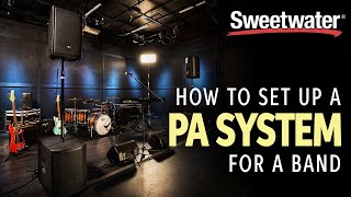 How to Set Up a PA System for a Band [upl. by Ahsemaj]