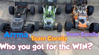 Team Corally Muraco vs Kronos XTR vs Arrma Talion EXB  WHO YOU GOT [upl. by Selmore]