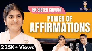 bkshivani  How affirmations and positive thoughts change your life with Rajan Navani  TRP 1 [upl. by Emyam753]