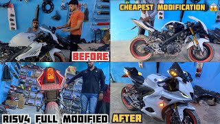 Yamaha R15v4 Fully Modified 🔥 Hr76rider Bike Modification ❤️ r15v4 modified yamaha r15 [upl. by Atikkin]