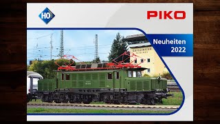 PIKO Neuheiten H0 2022 – Modellbahn Modelleisenbahn Katalog [upl. by Niawd]