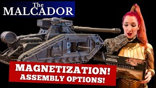 Malcador Magnetization amp Assembly Options Warhammer 40K amp Horus Heresy [upl. by Sela]