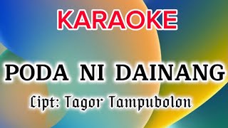 Karaoke Batak  Podani Dainang Marsinggang Ho Inang Charles Simbolon  Karaoke Version [upl. by Demmahom]