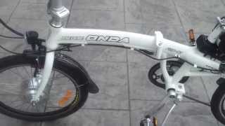 Bicicleta eléctrica plegable para practicar ciclismo y guardarla en cualquier sitio [upl. by Fatsug523]