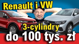 VW TCROSS czy Renault Captur  porównuję wersje 3cylindrowe [upl. by Newo]