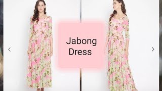 Jabong Dress Review  Beautiful Party wearfloor length Dress By Panit [upl. by Rodge820]