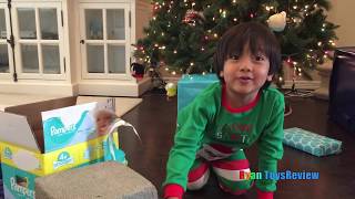 Ryan Opens Christmas Presents Early and Leaves Treats for Santa [upl. by Itsur]