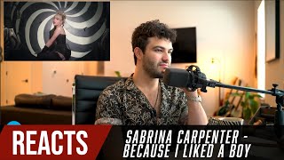 Producer Reacts to Sabrina Carpenter  because i liked a boy [upl. by Supple307]