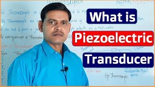 Piezoelectric crystal Transducer Explained  Piezoelectric Transducer Working Principle in Hindi [upl. by Sid]