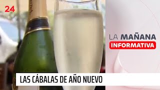 ¿Cuál es el significado de las cábalas de Año Nuevo  24 Horas TVN Chile [upl. by Nosnor734]