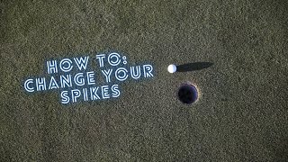 How to replace the Spikes on Golf Shoes [upl. by Seessel]