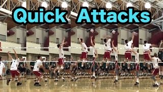 Spiking QUICK Attacks  How to SPIKE a Volleyball Tutorial [upl. by Hnaht]