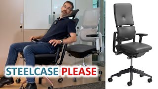 Should You Buy The Steelcase Please  How To Adjust The Office Chair  Please vs Gesture [upl. by Ahsatin626]