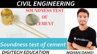 Soundness test of cement  types of soundness test  Lechatelier test  autoclave test [upl. by Assin]