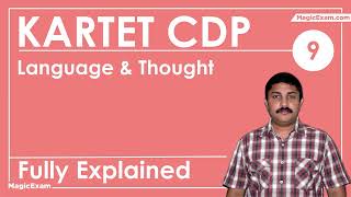 KARTET CDP 09  Language amp Thought [upl. by Sreip]