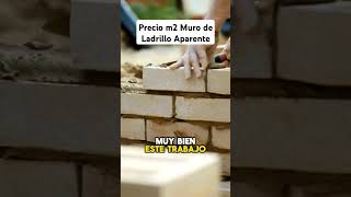 ✅ Precio M2 ladrillo Aparente ingeniero construccion arquitecto shorts [upl. by Launame475]