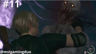 Regenerator tried to eat me  Resident Evil 4 Remake Episode 11 [upl. by Iggem]