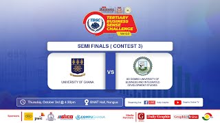 TERTIARY BUSINESS SENSE CHALLENGE 2024 VER 60 Semi Finals Contest 3 [upl. by Ssalguod162]