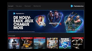 OBTENIR LE PLAYSTATION NOW SUR PS4 GRATUITEMENT EN ILLIMITÉ  700 jeux gratuits [upl. by Idnym]