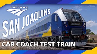 Amtrak San Joaquins Siemens Venture Cab Coach Test  July 2024 [upl. by Placida35]