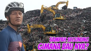 Cycling To The Largest Rubbish Dump in Indonesia [upl. by Xad]