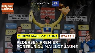 Critérium du Dauphiné 2024  Stage 1  Minute Maillot Jaune amp Bleu LCL [upl. by Sotnas430]