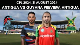 Antigua and Barbuda Falcons vs Guyana Amazon Warriors Prediction  CPL Prediction [upl. by Nowyt412]