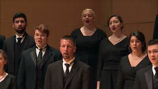 CWU Chamber Choir UBI CARITAS II with piano improvisation Gjeilo [upl. by Allys]